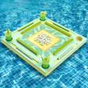 Floating Mahjong Table for Pool, Swimming Pool and Hot Tub Float Board for Mahjong, Pools Game Tray for Mahjong, Card Games, Scrabble, Dominoes & Poker, Floating Mahjong Table, 31.5 inches x 31.5 inches x 2inches