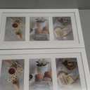 Golden State Art, Set of 2, 7x14 White Photo Wood Collage Frame with Mat Displays (3) 4"x6" Pictures (Wood - White with White Mat)