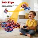 Spider Mini Drone for Kids, RC drone with LED Lights, Indoor & Outdoor Flying Toy for 8-12 Years Old Boys, 3 Speeds Mode, 360 Flips, Auto Hovering, Headless Mode, Easter Birthday Gifts for kids
