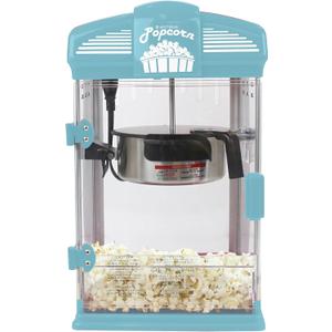 West Bend Theater Crazy Popcorn Machine, Non-stick Kettle, 4 Qt., Blue