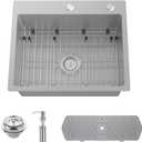 Grey Kitchen Sink (22x18In Grey)
