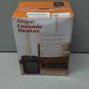 Space Heater, 1500W Electric Heaters Indoor Portable with Thermostat, PTC Fast Heating Ceramic Room Small Heater with Heating and Fan Modes for Bedroom, Office and Indoor Use (10IN)