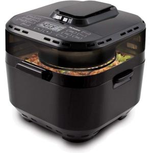 NUWAVE Brio Healthy Digital Air Fryer 10-quart with One-Touch Digital Controls, Rotisserie Cooking Capabilities & Advanced Sear, Warm & Stage Cooking Features