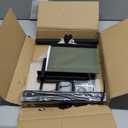 Gardzen Spike Aeration, Heavy Duty Aerator for Compacted Soils and Lawns, 35" x 11", Black