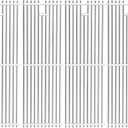 Grill Grates for Blaze 3, 4, 5 Burner Grill, BBQ Accessories for Blaze Premium LTE, Blaze Prelude LBM Grill Replacement Parts,4 Pack, Silver
