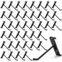 40 Pack Gridwall Hooks, 4 Inch Display Hooks for Grid Wall Panels, Heavy Duty Metal Grid Wall Accessory for Retail, Home, Workspace Organization, Black