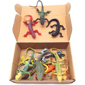 Guaishou Artificial Model Reptile Lizard Animal Figures Kids Gift 12pcs