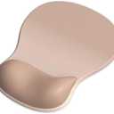Ergonomic Mouse Pad with Wrist Rest, Gel Mousepad with Wrist Support, Pain Relief, Mouse Wrist Rest with Non-Slip PU Base, Computer Mouse Pad for Laptop, Desk, Gaming, Office, Home, Brown (Mocha Sand)