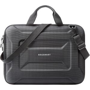 BAGSMART 15.6-16 inch Laptop Computer Case with Strap,Shockproof Waterproof Laptop Bag with Sturdy Handle