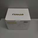 FANHAO Touch Bedside Table Lamp Cordless Lamp, Glass Pumpkin Lamp Portable Desk Lamp, 4000mAh Cordless Rechargeable, 3-Color Dimmable for Dorm Living Room, Aesthetic Home Decor