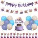 Book Themed Bday Party Decorations for Girls Women