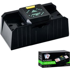 Automatic Card Shuffler, Card Shufflers, Electric Card Shuffler, Card Shuffler 2 Deck, Card Shuffler Machine for u.n, Phase10, Texas Hold'em, Poker, Home Card Games, Blackjack, Club
