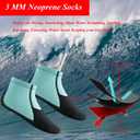 3mm Short Wetsuit Socks, Camouflage Low-Cut Neoprene Sock Keep Warm Non-Slip Diving Socks for Men Women Open Water Swimming Surfing Kayaking