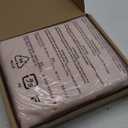 Amazon Basics Lightweight, Breathable Microfiber 4-Piece Bed Sheet Set with 14-Inch Deep Pockets, Full, Blush Pink, Solid