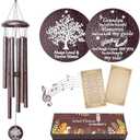 Memorial Gifts for Loss of Grandfather, 25''Memorial Wind Chimes for Loss of Grandpa,Sympathy Gifts for Loss of Grandfather, Bereavement, Condolence, Remembrance Gifts,Windchimes in Memory of Grandpa