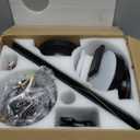 Ceiling Fans with Lights, 52 Inch Flush Mount Ceiling Fan with Light and Remote, Low Profile Black Ceiling Fan for Bedroom Living Room, Quiet DC Motor, Reversible, Dimmable LED, Black