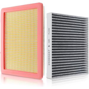 23279657 Engine and Cabin Air Filter 23393247 Compatible with GMC Terrain 2018-2020, Compatible with Chevrolet Equinox 2018-2020 AF31467