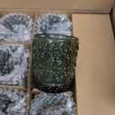 Green Votive Candle Holder Set of 36, Flower Tea Lights Candles Holders for Wedding Table Decor, Birthday Parties, Vintage Home Decor, Bridal Shower and Holiday Decorations
