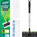 Swiffer Mop & Go Deluxe 2-in-1 Multi-Surface Kit for Floor Cleaning
Includes 1 Sweeper Device (Collapsible). 5 Heavy Duty Dry Sweeping Cloths. 6 Heavy Duty Wet Mopping Cloths. Easy to Store