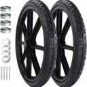 20x1.95" Replacement Flat-Free Tire for Wheelbarrow Wheel Carts,Big Wheel Utility Carts