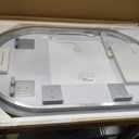 LAIYA 36x22 Inch Oval LED Bathroom Mirror, Gold Frame Backlit Anti-Fog