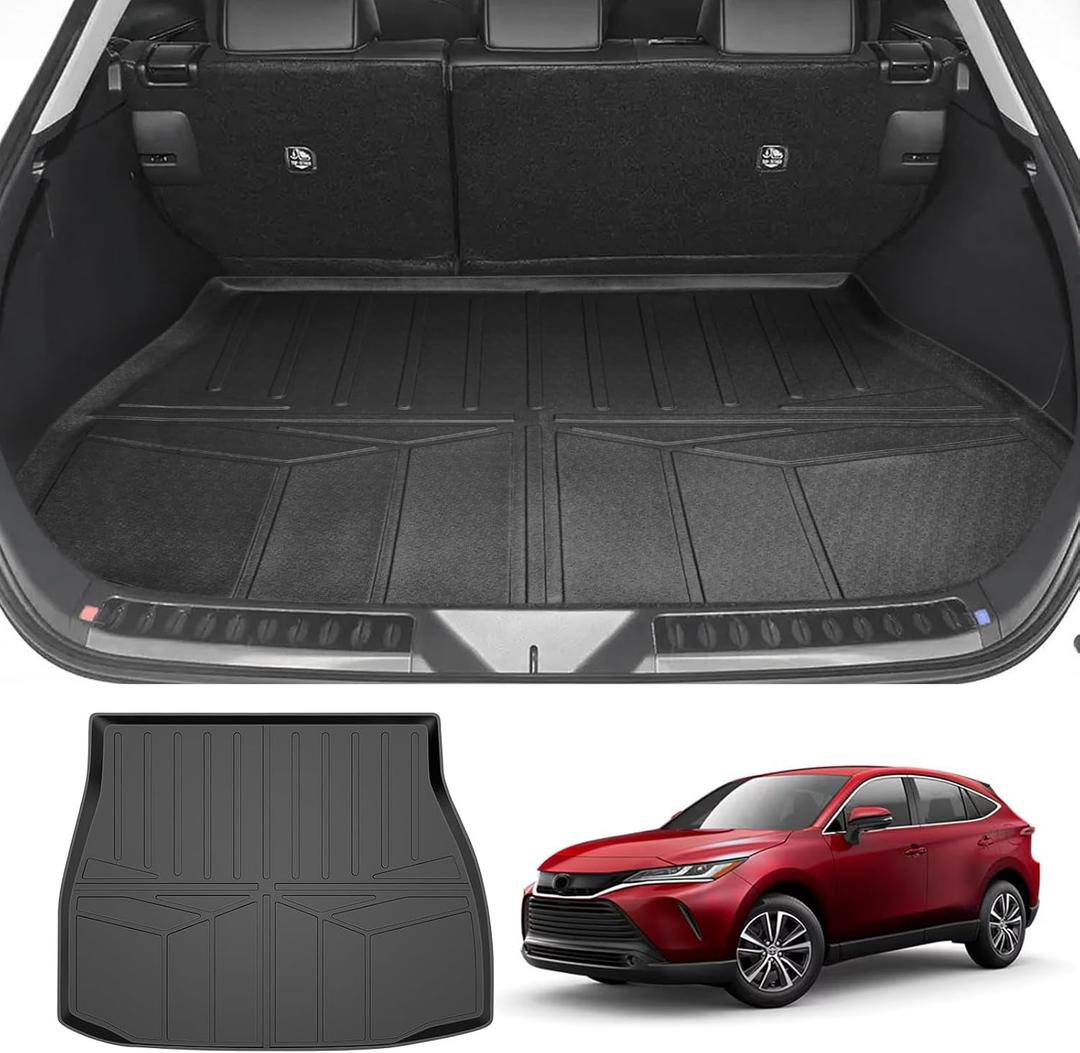 Trunk Mat for 2021-2025 Toyota Venza Rear Cargo Mat All Weather Protector Cargo Liner for 2021 2022 2023 2024 2025 Venza Accessories