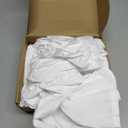 Hahafelt White Crib Skirt Dust Ruffle 28" x 52" with 16" Drop100% Washed Cotton Baby Bed Crib Skirt for Boys & Girls' Cribs, Durable & Fade - Resistant Nursery Bedding, Fits Standard Cribs (Boho)