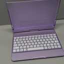 MMK iPad Keyboard Case 9.7 for New iPad 2018 (6th Gen) - iPad Pro 2017 (5th Gen) - iPad Air 2/ Air -Detachable Wireless Bluetooth Keyboard - Magnetic Auto Sleep/Wake (Purple)