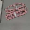 USBC Cables 6FT, 2Pack USB C to C Charger Cable, Long USBC Fast Charging Cable Nylon Braided USB C iPhone Charger Cord Compatible with iPhone 17 16/15/Pro Max/PlusSamsung Galaxy S23/LG and More-Pink