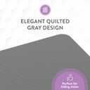 Inspire Underpads | Stain Hiding Gray Reusable Incontinence Bed Pads | Waterproof Mattress Pad | for Adults Babies and Dogs (34 X 36 - 4 Pack)