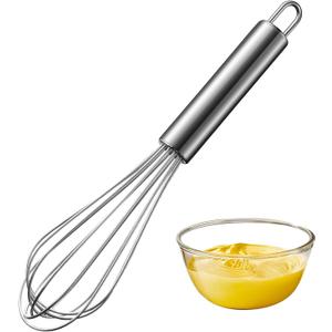 Aniso Stainless Steel Whisk (8.4 inches, Silver)