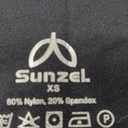 Sunzel Womens Flare Leggings No Front Seam Flare Yoga Pants with Tummy Control Crossover High Waist and Wide Leg (X-Small, Black)