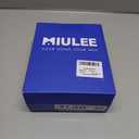 MIULEE White Sheer Curtains 84 Inches Long, 4 Panels Set, Light Filtering Rod Pocket Voile Drapes for Living Room and Bedroom, Airy Soft Fabric Window Treatments, 42 x 84 Inches