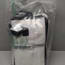 HOMESURE 8 Pack Large Strong Moving Bags with Zippers & Carrying Handles - Water-Resistant - Heavy Duty Storage Tote for Space Saving, Fold Flat, Alternative to Moving Box (Semi-Transparent)