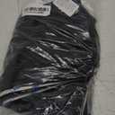 14.9 x 60 Inch Under Desk Privacy Panel with Table Cable Management Net Desk Skirt Modesty Desk Panel Self-Gripping Straps for Office and Home