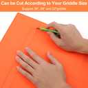 Blackstone Silicone Griddle Cover 36 INCH, Easy Cut to Fit 36",30", 28", 22", Blackstone Silicone Mat All Season Flat Top Protective Grill Cover