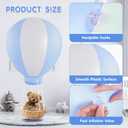 3FT Hot Air Balloon Decorations, Inflatable BabyShowe!Decoration Balloon for Baby Birthday PartyweddingExhibitions, Air Pump Inclued (Blue)