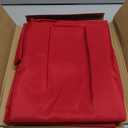 sancua Christmas Red Square Tablecloths 70x70 Inch, 2 Pack - Fabric Table Cloth for Square or Round Tables, Washable Polyester Table Cover for Dinner, Holiday Party, Decorative Display Tables