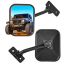 JOYTUTUS Mirrors Doors Off Compatible with Wrangler TJ JK JKU 1997-2018, Does Not Fit on Doors, Easy-Install Side View Mirrors, No Vibration & Wobble