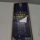 Burgundy Taper Candles 12 Inch Tall Dripless Smokeless Elegant Premium Quality Unscented Hand-Dipped Set of 12 for Wedding, Dinner, Formal Candlelighting Made in USA