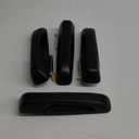 APPERFiT Exterior Door Handles Smooth Black for Front & Rear Door Panel Compatible with Dodge RAM 1500 2500 3500 Crew Cab Truck Door Parts Replaces 1GH21AXRAF 1GH18AXRAF 1GH19AXRAF