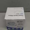 Advanced Memory Foam Neck Travel Pillow, Neck Pillow Airplane with Eye Mask & Ear Plugs, Designed for The Comfort of Travel & Office, Travel Pillow for Plane, Car, Home, Work Grey