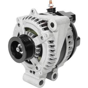 Alternator Compatible with Range Rover 10-12, Land Rover LR4 10, Jaguar F-Pace/F-Type/XE/XF/XFR/XFR-S/XJ/XJR/XJR575/XK/XKR/XKR-S, 10-20#Replace 104210-5360 12V 150A 6-Groove Pulley Alternator