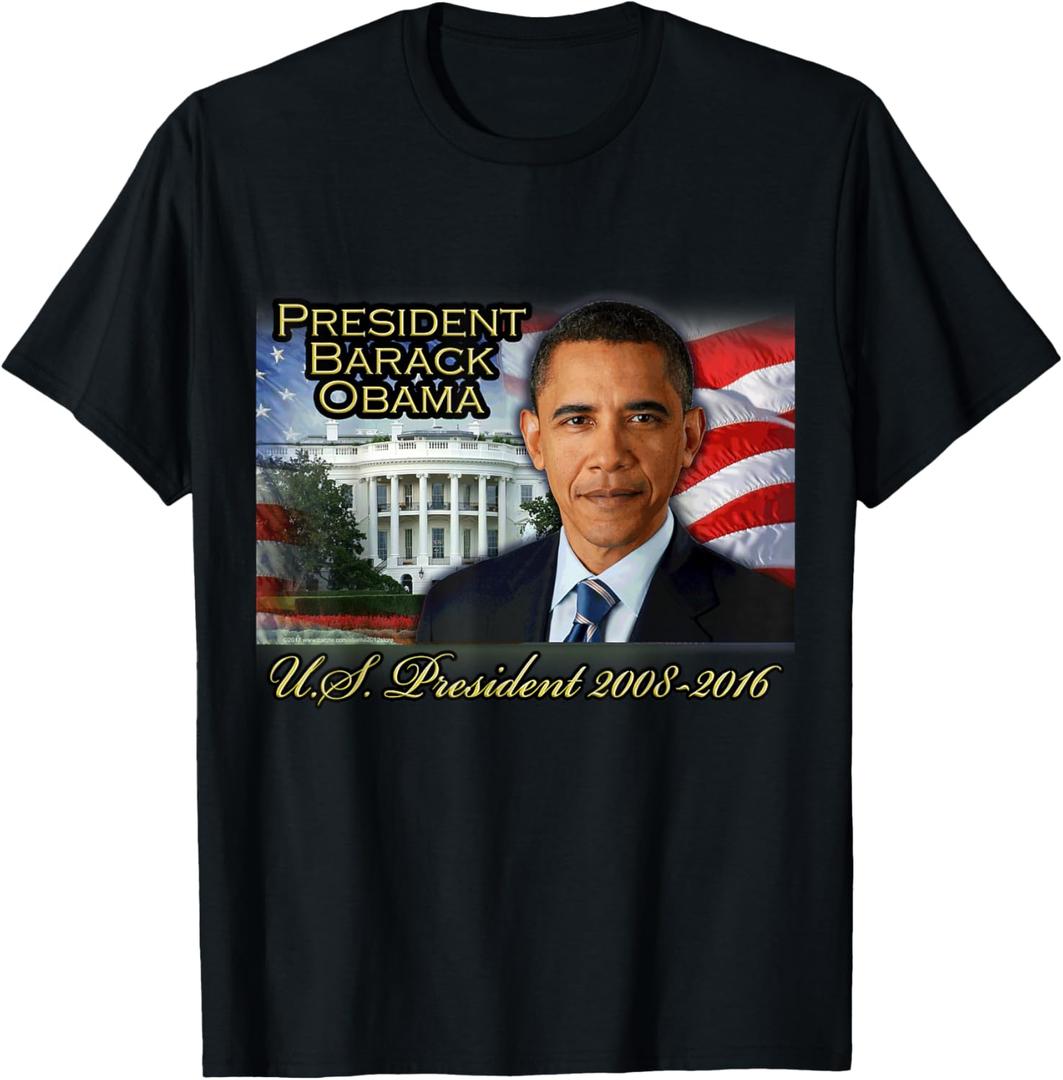 President Barack Obama 2008-2016 U.S. President T-Shirt, 5XL