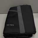 Car Seat Travel Bag with Wheels Fits All Nuna Pipa car seat and Base, Chicco Keyfit 35 and Anti-rebound Bar Base, Doona travel bag, Padded Infant Gate Check Bag with side pocket, Bumper Feet (23.8 inch)