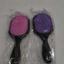 Detangling Brush,2 Pack Detangler Brush, Gentle & Effective Detangling on Wet or Dry Fragile Hair Types,Ultra-light, Detangling Brsuh ventilated and antistatic hairbrush (Pink+purple)