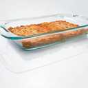 Pyrex Glass Bakeware Dish, Clear, Medium