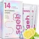 Teeth Whitening Strips -14 Treatments Professional Teeth Whitening Strip kit -Safe for Enamel-Non Sensitive Tooth Whitening Without Any Harm -Non-Slip Strips Stains Removal