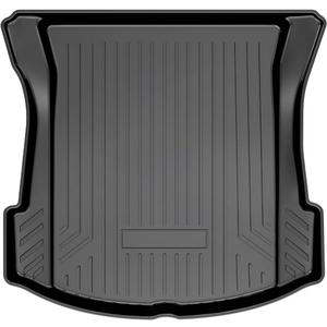Mixsuper Custom Fit Cargo Liner for 2017-2023 Tesla Model 3, All Weather Trunk Mat Durable 3D Upgrade Anti-Slip Rear Trunk Liner Cargo Mat Black