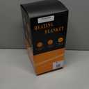 Heated Blanket Electric Throw - Soft Flannel Electric Blanket 50 x 60", Heating Blanket with 10 Time Settings, 6 Heat Settings, Machine Washable with Over-Heat Protection (Pink)